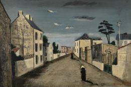 λ FRED UHLMAN (BRITISH 1901-1985), SOISY, FRENCH VILLAGE