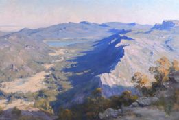 KASEY SEALY (AUSTRALIAN B. 1961), NOON'S BLUE SHADOWS, GRAMPIANS