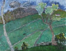 λ ADRIAN RYAN (BRITISH 1920-1998)LANDSCAPE NEAR GARREG FAWR