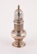 A GEORGE II SILVER CASTOR