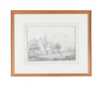ATTRIBUTED TO JOHN VARLEY (BRITISH 1778 - 1842), KENTISH VILLAGE