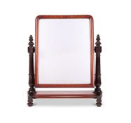 A VICTORIAN MAHOGANY DRESSING MIRROR, LATE 19TH CENTURY