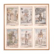 BALTHAZAR SOLVYN (1760-1824), A SET OF TWELVE HAND COLOURED BOOK PLATES
