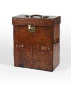 Y A CROCODILE LEATHER TRAVELLING CASE