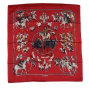HERMÉS, LA CAMARGUE, A SILK SCARF