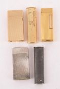 A COLLECTION OF DUNHILL LIGHTERS