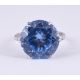 A MID 20TH CENTURY SYNTHETIC SPINEL DRESS RING - Image 1 of 2