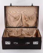 MAPPIN & WEBB, A BROWN LEATHER TRAVEL CASE