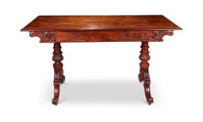 Y A GEORGE IV IRISH ROSEWOOD SIDE OR SOFA TABLE BY MACK, WILLIAMS & GIBTON, CIRCA 1825