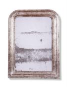 A SILVER GILT WALL MIRROR, MID 19TH CENTURY