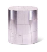 PAUL EVANS (1931-1987), A CHROME PEDESTAL TABLE, CIRCA 1970