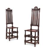A PAIR OF JAMES II OAK SIDE CHAIRS, CIRCA 1685