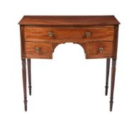 A REGENCY MAHOGANY SIDE OR DRESSING TABLE, CIRCA 1820