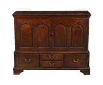AN OAK WELSH LOW DRESSER, MID 18TH CENTURY