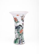 A Chinese Famille Verte vase