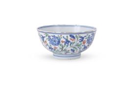 A Chinese blue and white bowl