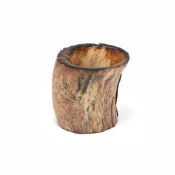 A Chinese Mammoth tusk brush vase