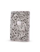A Chinese silver 'Dragon' Cheroot holder