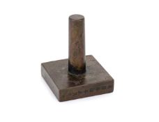 A Chinese bronze seal