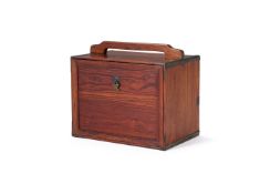 A small 'huanghuali' portable cabinet