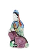 A Chinese Famille Rose model of Guanyin