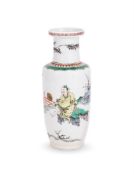A Chinese Famille Verte vase