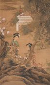 A Chinese scroll painting