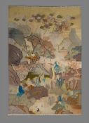 A kesi 'Buddhism' silk panel