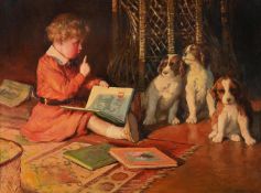 JOSEPH WARREN (BRITISH EARLY 20TH CENTURY), STORY TIME
