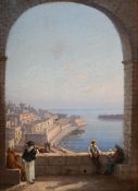 GIAN GIANNI (ITALIAN 1837-?), VALETTA HARBOUR