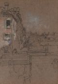 JAMES ABBOTT MCNEILL WHISTLER (AMERICAN 1834-1903), VENETIAN CANAL; BRIDGE OVER CANAL (VERSO)