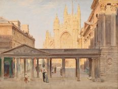 WALTER TYNDALE (BELGIAN 1855-1943), BATH ABBEY