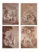FOLLOWER OF JACOB DE WITT, PUTTI EMBLEMATIC OF THE FOUR CLASSICAL ELEMENTS