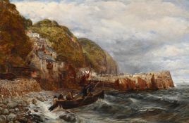CHARLES THOMAS BURT (BRITISH 1823-1902), CLOVELLY, NORTH DEVON