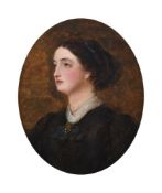 WILLIAM POWELL FRITH (BRITISH 1819-1909), PORTRAIT OF A YOUNG LADY