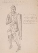 JOHN EVERETT MILLAIS (BRITISH 1829-1896), BURIEL EFFIGY OF GILBERT MARSHALL 4TH EARL OF PEMBROKE
