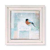 λ JANE SKINGLEY (BRITISH, 20TH/21ST CENTURY), BULLFINCH IN WINTER