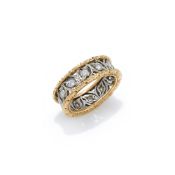 BUCCELLATI, A DIAMOND BAND RING