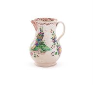 ‡ A STAFFORDSHIRE SALT-GLAZED STONEWARE JUG, CIRCA 1755-60