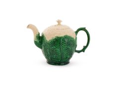 ‡ A WILLIAM GREATBATCH CREAMWARE CAULIFLOWER TEAPOT AND COVER CIRCA, 1765-70