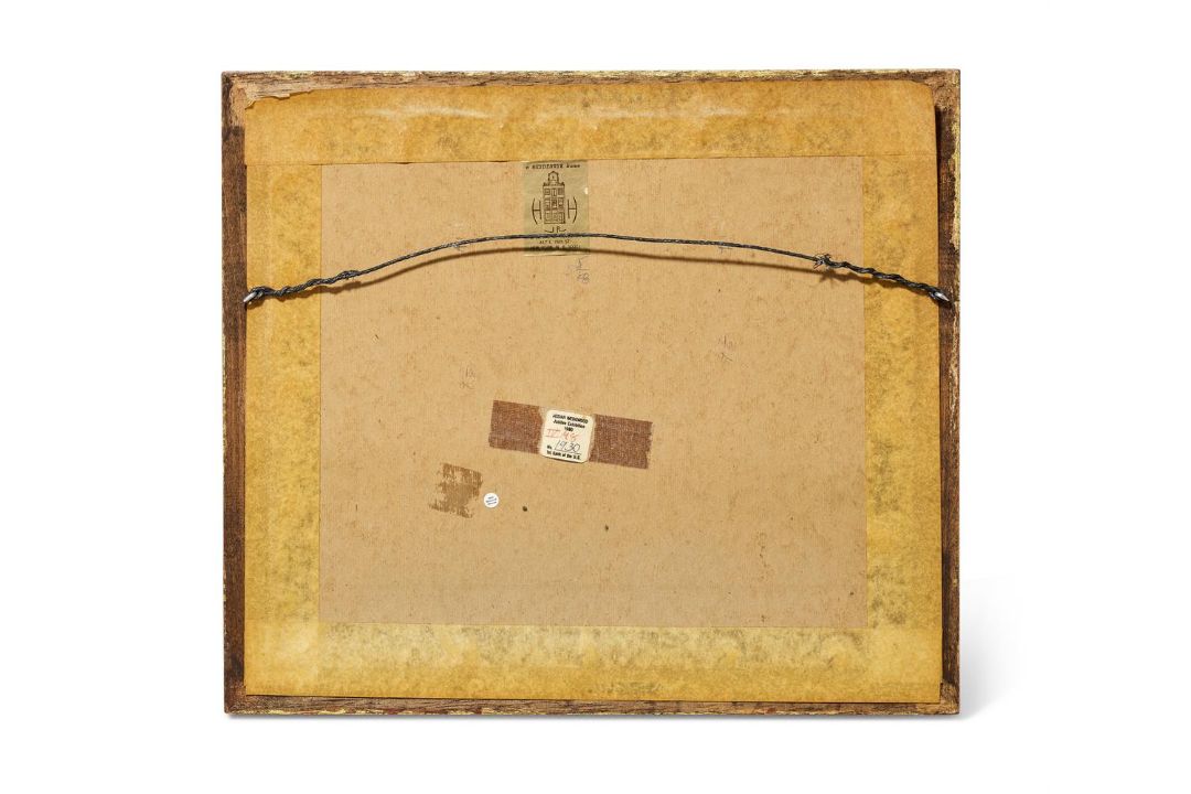 ‡ A WEDGWOOD BLACK BASALT ENCAUSTIC-DECORATED RECTANGULAR PLAQUE, LATE 18TH CENTURY - Image 2 of 2