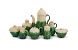 ‡ A GROUP OF STAFFORDSHIRE CAULIFLOWER TEAWARES, THIRD QUARTER 18TH CENTURY