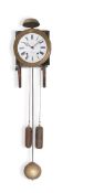 A FRENCH COMPTOISE WALL CLOCK, LATE 19TH CENTURY