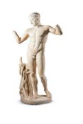 A LIFESIZE PLASTER AND COMPOSITION FIGURE OF DIADUMENOS, CONTINENTAL, MODERN