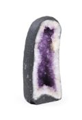 AN AMETHYST 'CATHEDRAL' GEODE