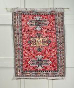 A CAUCASIAN KAZAK RUG