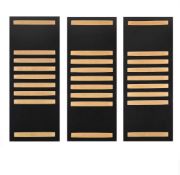 A SET OF THREE FRAMED PANELS OF ANCIENT PAPYRUS