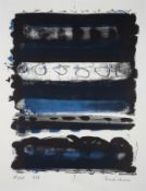 λ Patrick Heron (1920-1999), Black and Blue Stripes