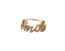 ROSA DE LA CRUZ, 'SMILE', A DIAMOND AND 18 CARAT GOLD DRESS RING, LONDON 2016