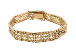 GAY FRERES, A FRENCH FANCY LINK BRACELET